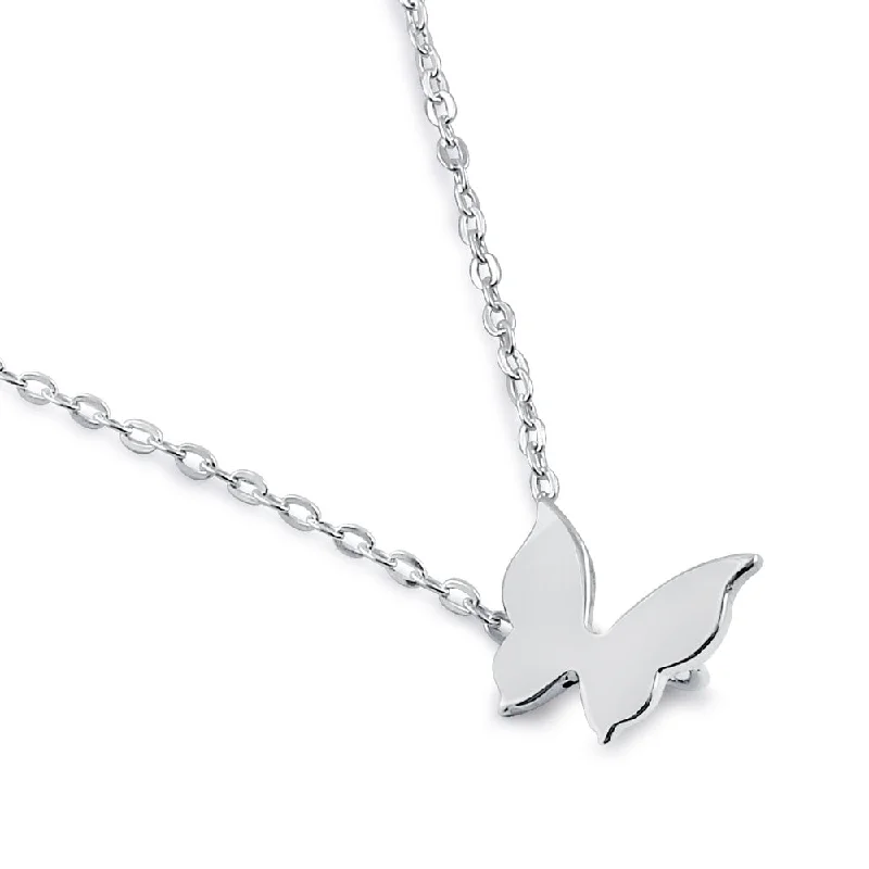 Sterling Silver Butterfly Necklace