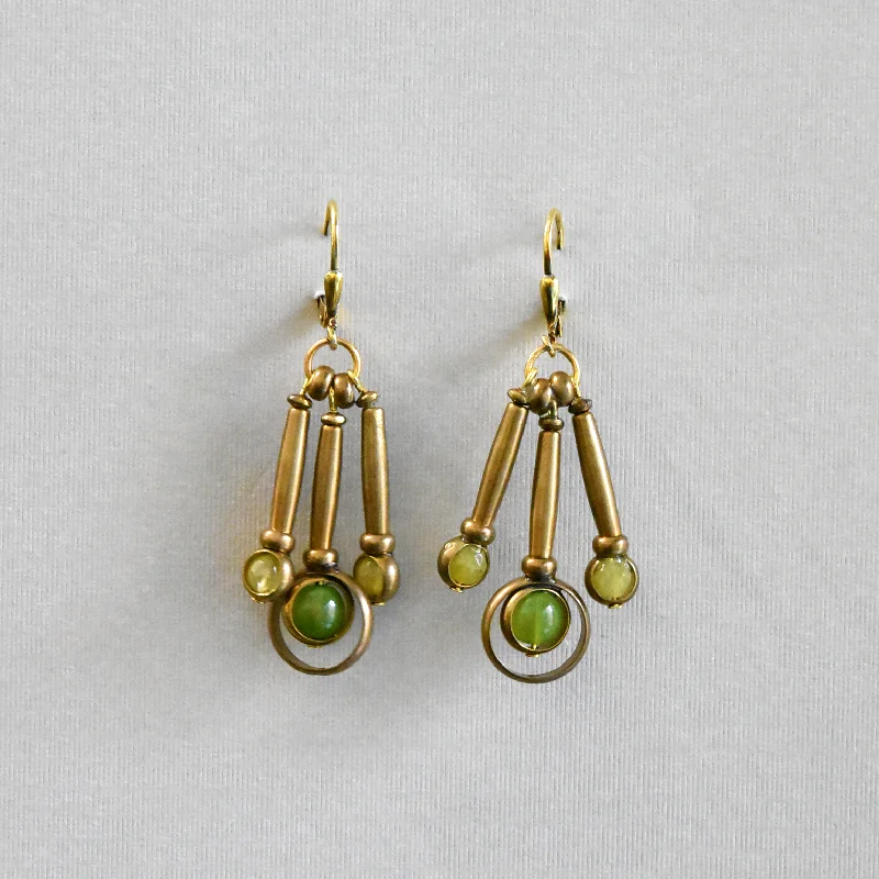 Jade Windchime Earrings