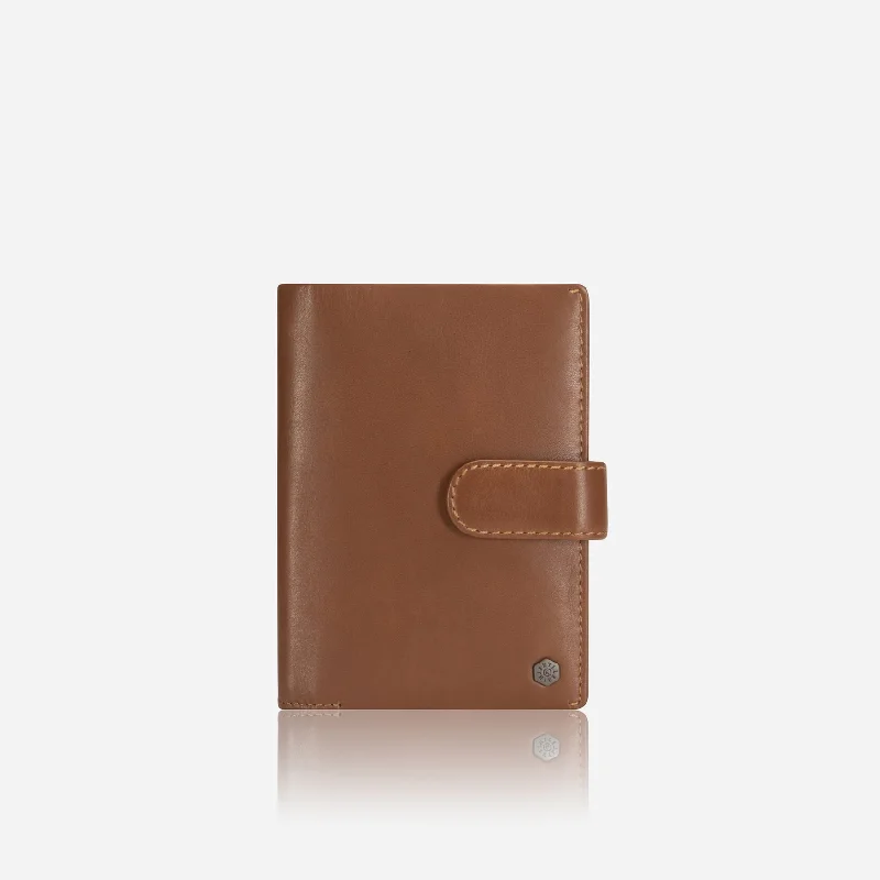 Leather Passport Wallet, Tan