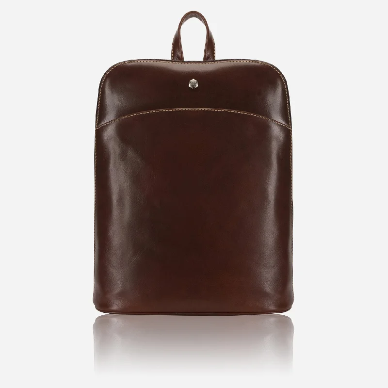 Ladies Modern Backpack, Mocha